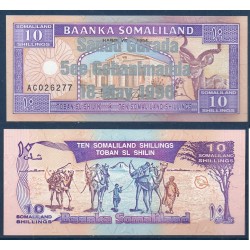 Somaliland Pick N°15, Billet de banque de 10 Shilings 1996