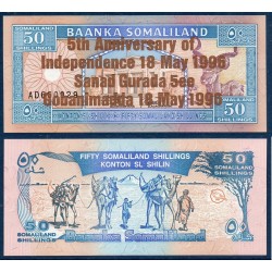 Somaliland Pick N°11a, Billet de banque de 50 Shilings 1994
