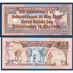 Somaliland Pick N°10, Billet de banque de 20 Shilings 1996
