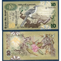 Sri Lanka Pick N°85a, Billet de banque de 10 Rupees 1979