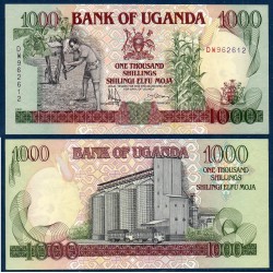 Ouganda Pick N°34b, Neuf Billet de banque de 1000 Shillings 1991