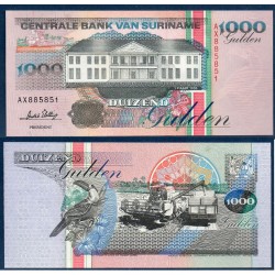 Suriname Pick N°141, Billet de banque de 1000 Gulden 1993-1995