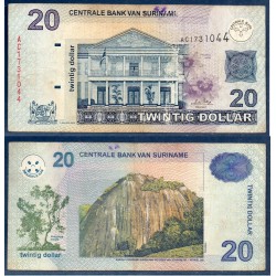Suriname Pick N°159a, Billet de banque de 20 Dollars 2004
