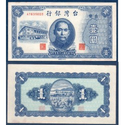 Taïwan Pick N°1935, Billet de banque de banque de 1 Yuan 1946