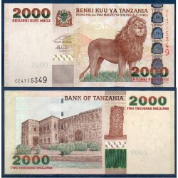 Tanzanie Pick N°37b, Billet de banque de 2000 shillings 2009