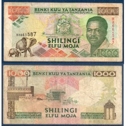 Tanzanie Pick N°27a, TB Billet de banque de 1000 shillings 1993