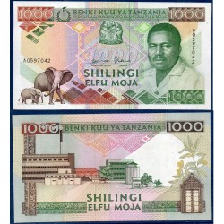 Tanzanie Pick N°22, Neuf Billet de banque de 1000 shillingi 1990