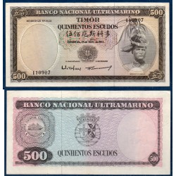 Timor Pick N°29a, TTB+ Billet de banque de 500 escudos 1963
