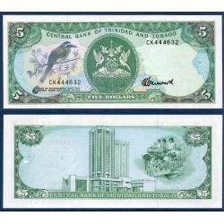 Trinité et Tobago Pick N°37c, Billet de banque de 5 Dollars 1985