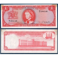Trinité et Tobago Pick N°26b, Sup Billet de banque de 1 Dollar 1964