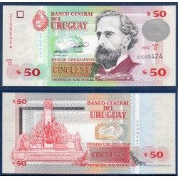 Uruguay Pick N°87a, Billet de banque de 50 Pesos 2008