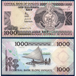 Vanuatu Pick N°3a, Unc Billet de banque de 1000 Vatu 1982