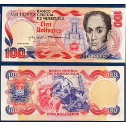 Venezuela Pick N°59a, Neuf Billet de banque de 100 Bolivares 1980