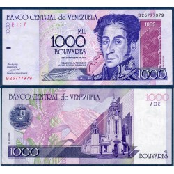 Venezuela Pick N°79, TTB Billet de banque de 1000 Bolivares 1998