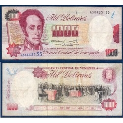 Venezuela Pick N°73b, Billet de banque de 1000 Bolivares 30.7.1992