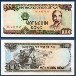 Viet-Nam Nord Pick N°102a, Billet de banque de 1000 dong 1987