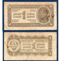 Yougoslavie Pick N°48a, B Billet de banque de 1 Dinar 1944