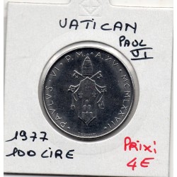 Vatican Paul VI 100 lire 1977 FDC, KM 122 pièce de monnaie