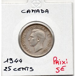 Canada 25 cents 1944 TB, KM 35 pièce de monnaie