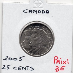 Canada 25 cents 2005 Sup, KM 535 pièce de monnaie