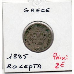 Grece 20 Lepta 1895 TB, KM 57 pièce de monnaie