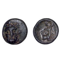 Pisidie, Selge Unité Cuivre (-150 -100) Héracles et Cerf