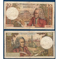 10 Francs Voltaire TB- 6.3.1969 Billet de la banque de France