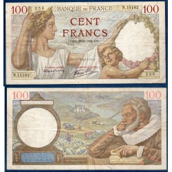 100 Francs Sully TB+ 26.09.1940 Billet de la banque de France