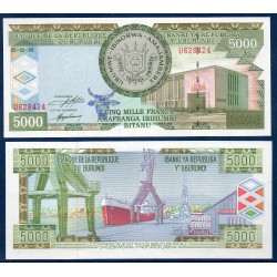 Burundi Pick N°42a, Billet de banque de 5000 Francs 2003