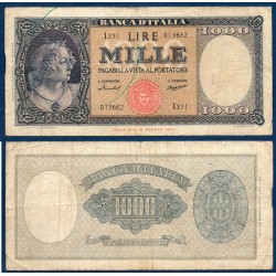 Italie Pick N°83, Billet de banque de 1000 Lire 1947