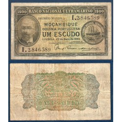Mozambique Pick N°92, Billet de banque de 1 Escudo 1944