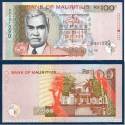 Maurice Pick N°56b, Neuf Billet de banque de 100 Rupees 2007