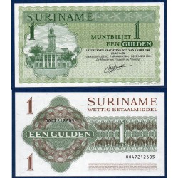 Suriname Pick N°116h, Billet de banque de 1 Gulden 1.12.1984