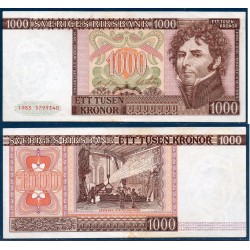 Suède Pick N°55b, Billet de banque de 1000 Kronor 1983