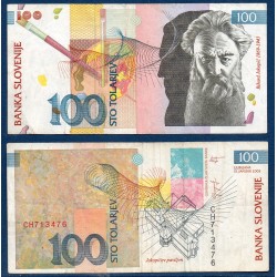 Slovénie Pick N°31a, TTB Billet de banque de 100 Tollarjev 2003