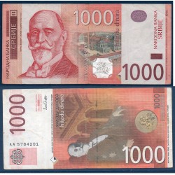 Serbie Pick N°44a, Billet de banque de 1000 Dinara 2003