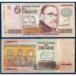 Uruguay Pick N°72a, TTB Billet de banque de 200000 Nv Pesos 1992