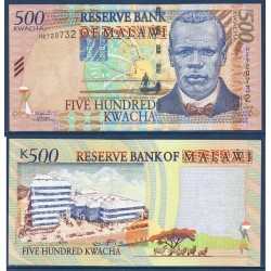 Malawi Pick N°48a, Billet de banque de 500 kwatcha 2001