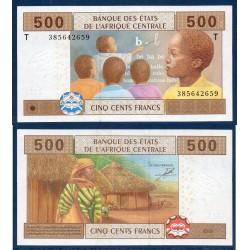 Afrique Centrale Pick 106Tb pour le Congo, Billet de banque de 500 Francs CFA 2002