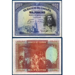 Espagne Pick N°78a, TTB Billet de banque de 1000 pesetas 1928