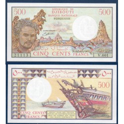Djibouti Pick N°36b, Neuf Billet de banque de 500 Francs 1979