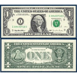 Etats Unis Pick N°496a Minéapolis FW, Billet de banque de 1 Dollar 1995 série I