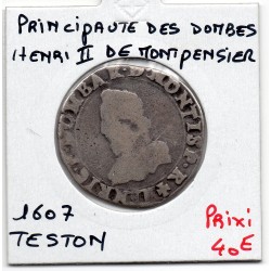 Principauté des Dombes, Henri II de Montpensier (1607) Teston