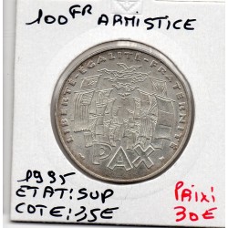 100 francs Armistice 1995 Sup, France pièce de monnaie