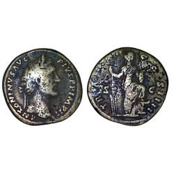 Sesterce d'Antonin le pieux (156-157), RIC 964 sear 4251 atelier Rome