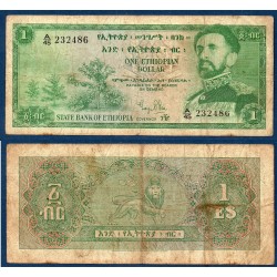 Ethiopie Pick N°18a, Billet de banque de 1 dollar 1961