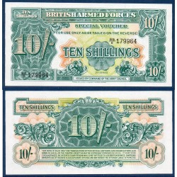 G.B. Armée Pick N°21a, Billet de banque de 10 Shillings 1948