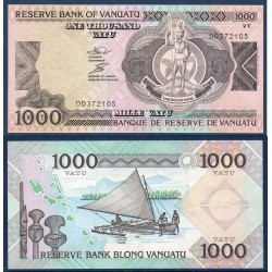 Vanuatu Pick N°6, Sup Billet de banque de 1000 Vatu 1993
