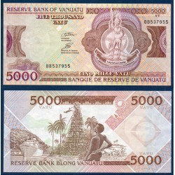 Vanuatu Pick N°15, Sup Billet de banque de 5000 Vatu 2006-2010