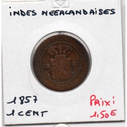 Indes orientales Néerlandaises 1 cent 1857 B, KM 307 pièce de monnaie